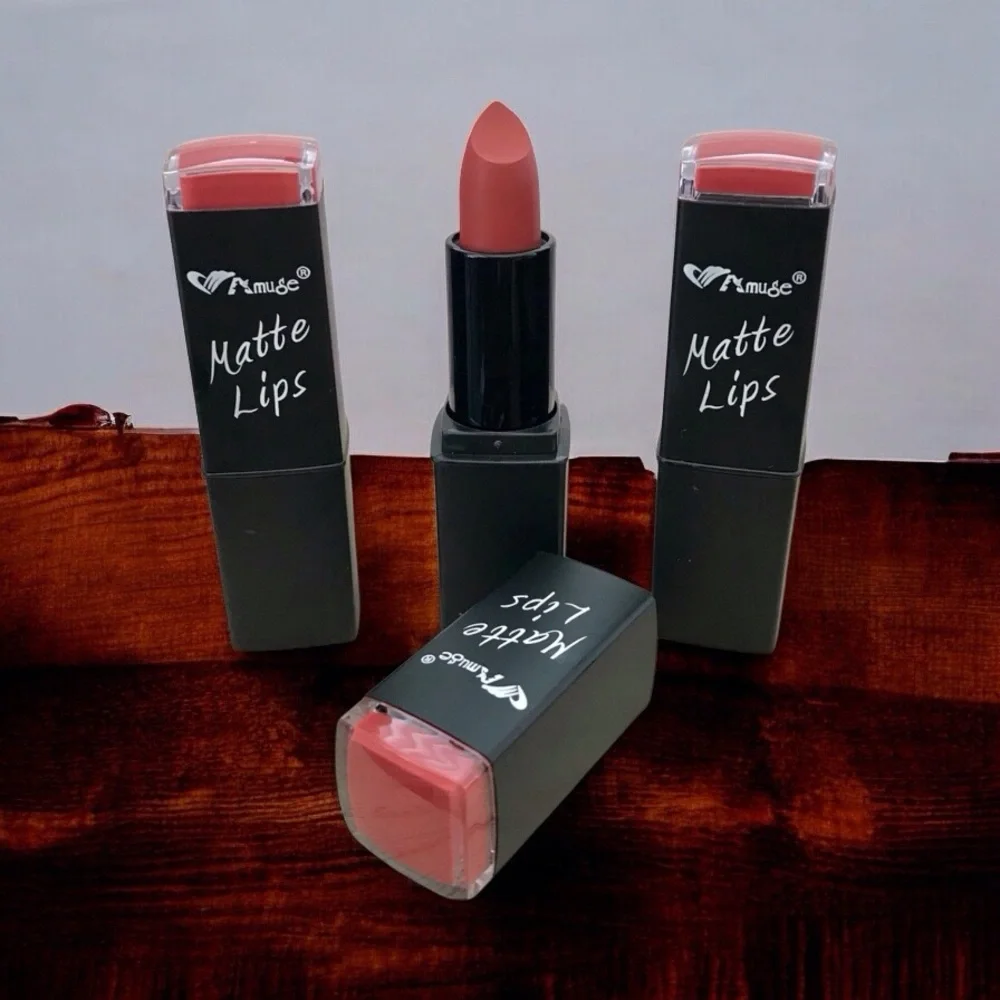 🆕3pcs Amuse Matte Lips Lipstick